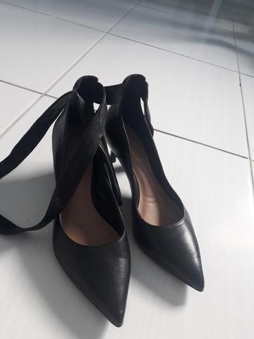 Sapato de couro arezzo original