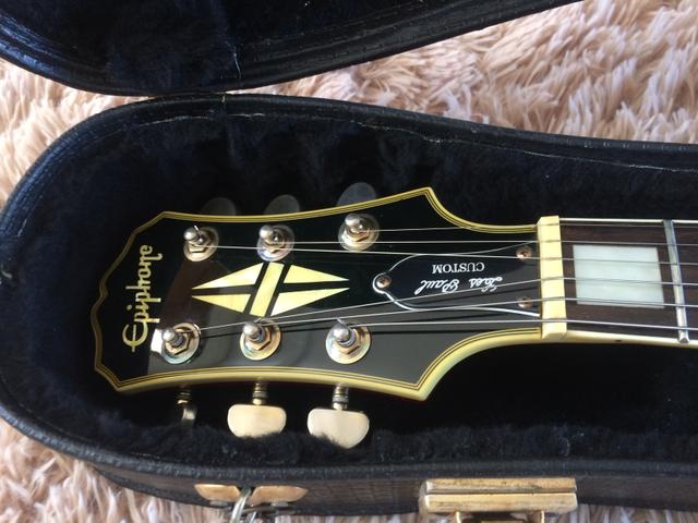 Guitarra Epiphone Les Paul Custom com case - Foto 2