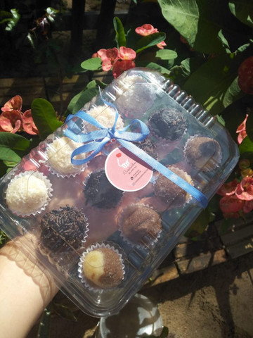 Bandeja de brigadeiros