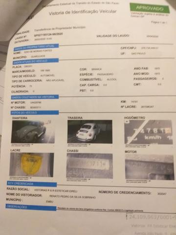 Fusca bizorão turbo só $ 8.000,00 , potência e suspensão legalizados no dut ! - Foto 12