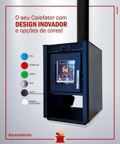 Calefator dupla combustão com ventilação forçada