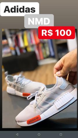 3 tenis por 100 reais