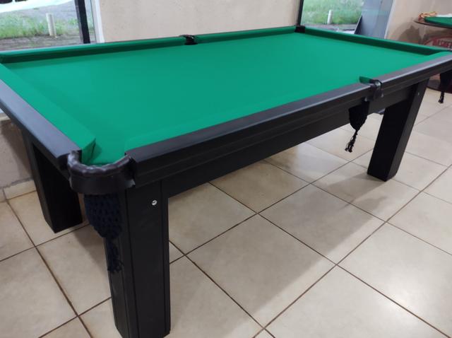 Troco mesa Sinuca Residencial/Pebolim/Ping pong Por Carro ou Moto - Foto 4
