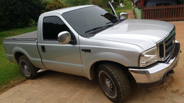 Vendo ou troco F250 XLT turbo diesel mwm 4.2 - Foto 4