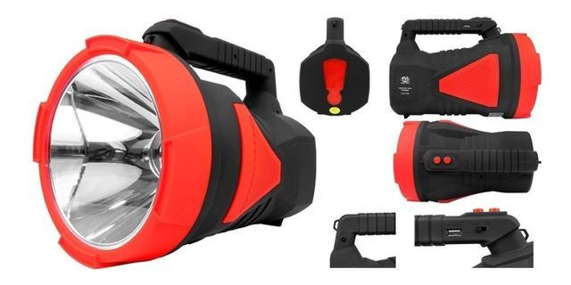 Lanterna Holofote Led 20w Recarregável Led 2km 28hr - Foto 3