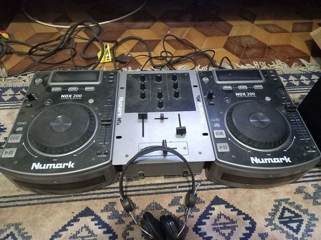 Som de DJ par de CDjotas mais mixer - Foto 2