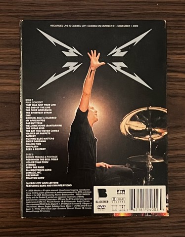 DVD Metallica Quebec Magnetic, Importado, 2 DVDs. - Foto 4