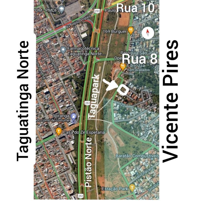 Lote 800mt. Esquina  vic.pires em frente taguaparque   - Foto 4