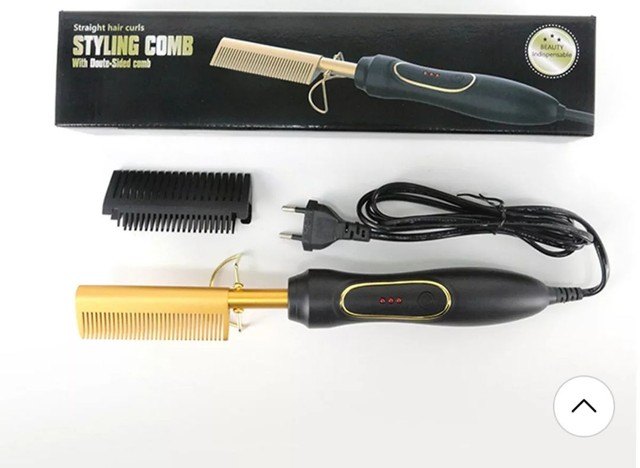 Prancha tipo pente para raiz do cabelo  - Foto 2