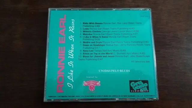 CD - Ronnie Earl - I Like It When It Rains    - Foto 2