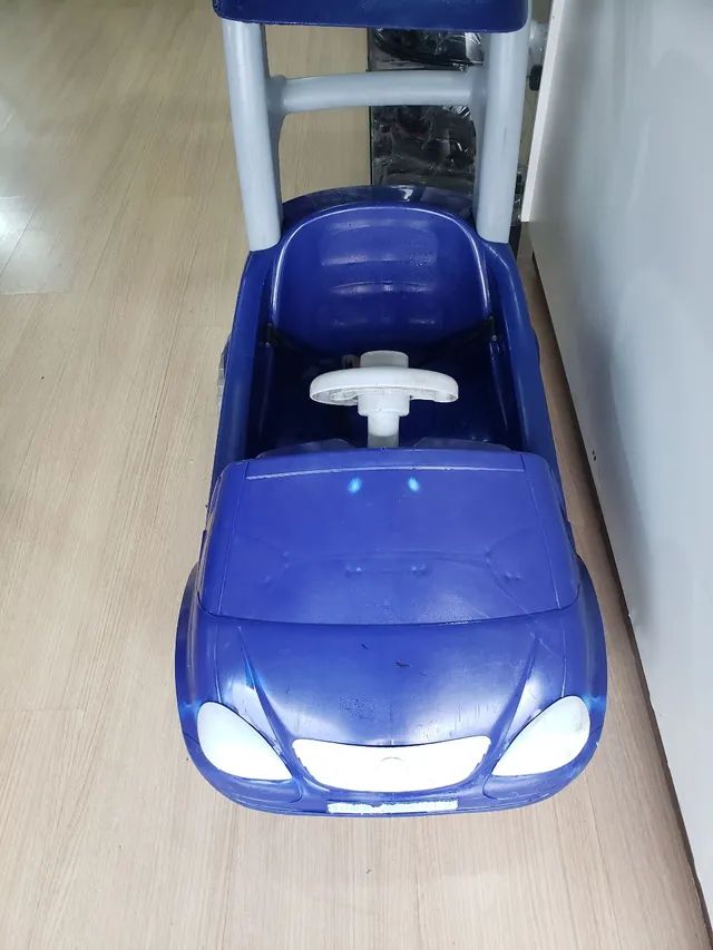 Carrinho Roller Baby Soft Azul - Foto 3