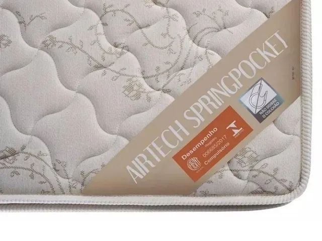 Colchão Airtech SpringPocket Molas Ensacadas Casal fl7 - Foto 3