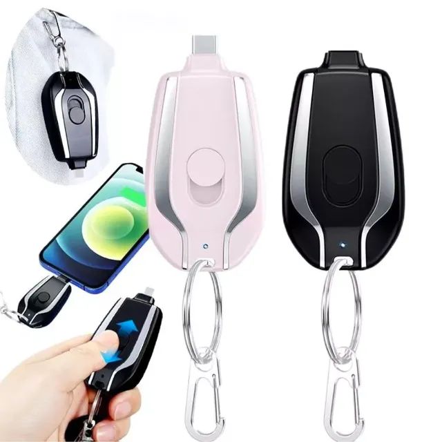 Power Bank Carregador Portátil Chaveiro Para iOS e Android  - Foto 4