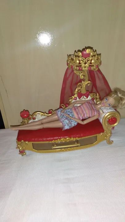 Brinquedo sofá da boneca ever after high apple - Foto 5