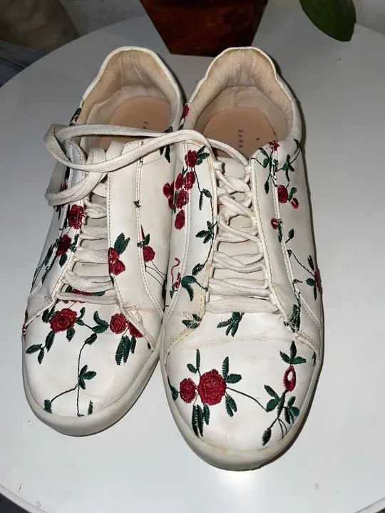 Tênis Zara Trf - Floral - Foto 3