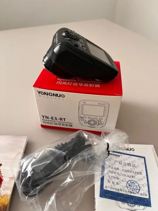 Rádio Flash Yongnuo YN-E3-RT para Canon - Excelente Estado - Foto 5