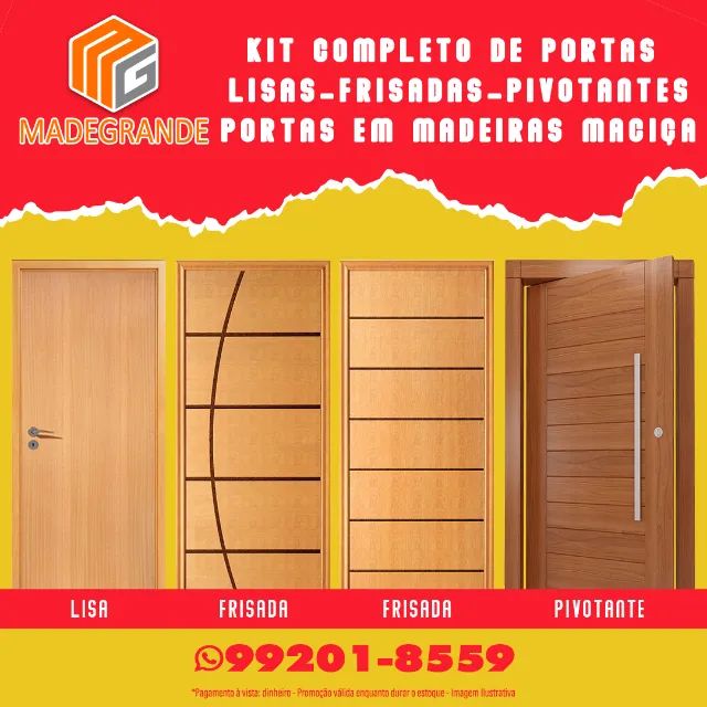 Tudo em Portas de Madeira para sua Casa!