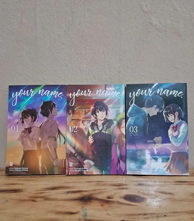 Mangá Your Name. - Volumes 1, 2 e 3