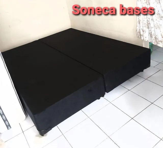 CAMA BASE BOX BIPARTIDO NOVA !