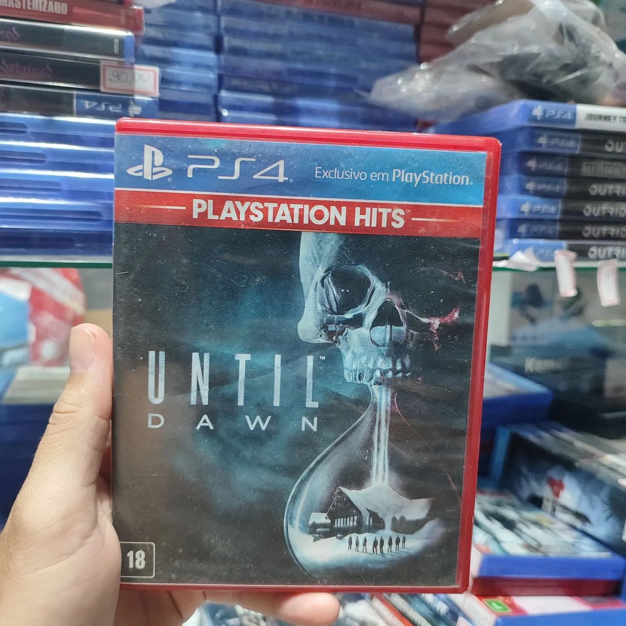 Jogo PS4 Until Dawn Usado Disco em Estado de Novo - Aceito Olxpay e Faço Envio