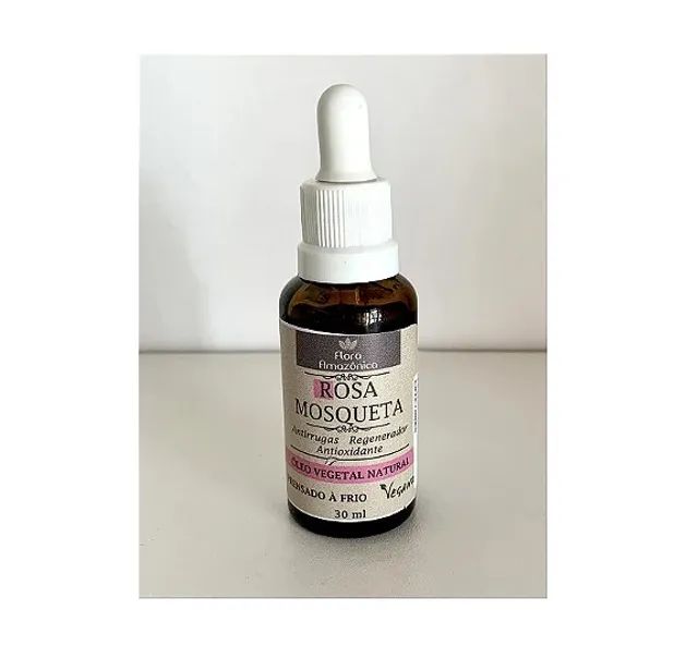 Oleo Vegetal Rosa Mosqueta 30ml Vegano Flora Promoç