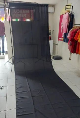 Kit Suporte Fundo Infinito Portátil, para Fotografia e Filmagem - Foto 2