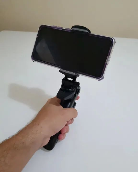 Suporte Celular Com Tripé Le-118 It Blue - Foto 4