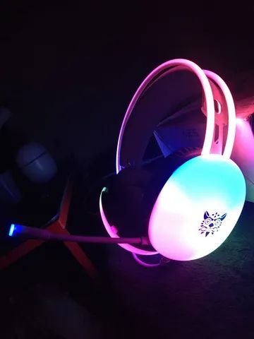Headset Gamer Onikuma X25 FULL RGB conexão P3 alimentação via USB - Foto 5