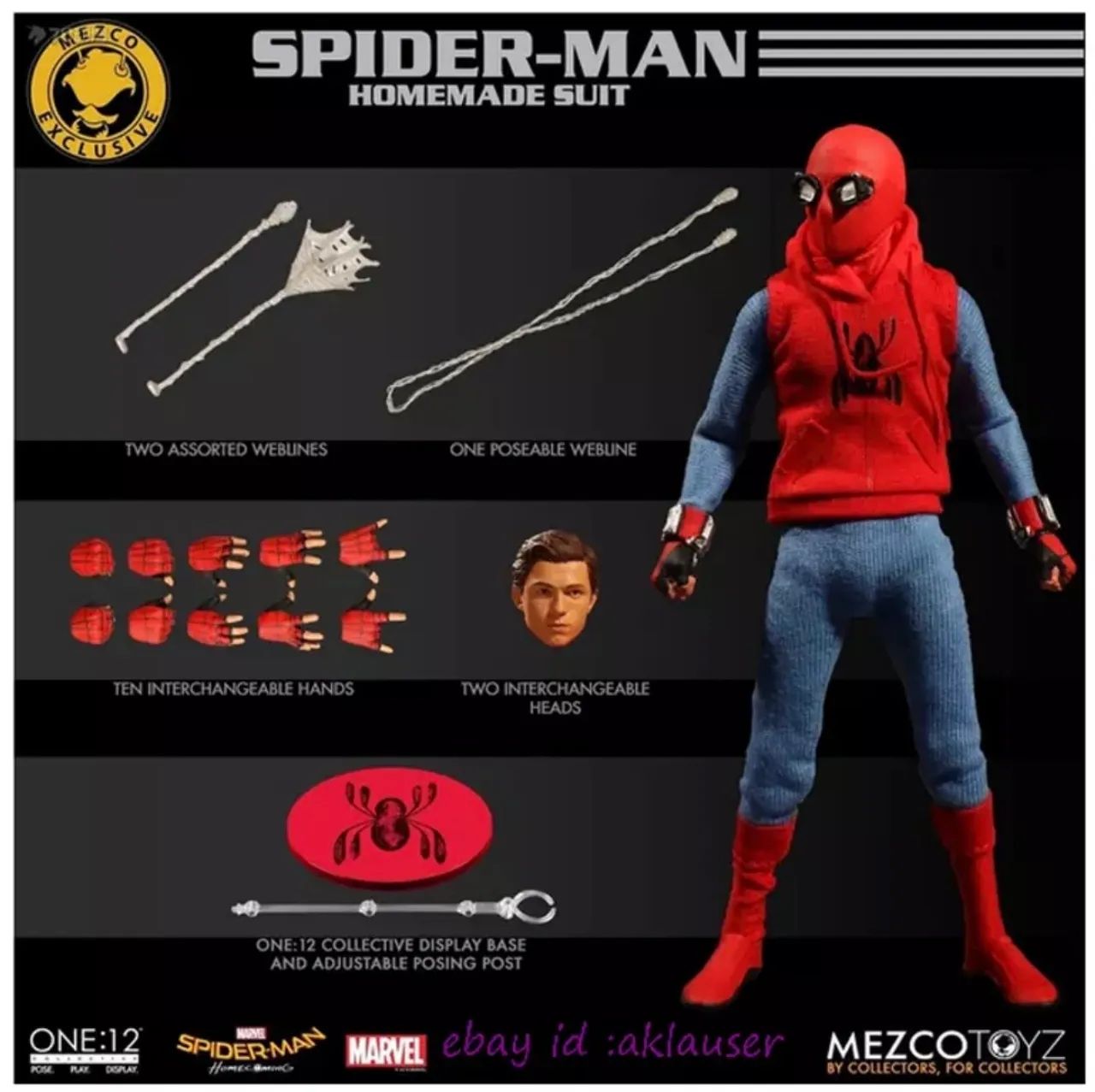 MEZCO ONE:12　メズコ　スパイダーマン ホームカミング メズコトイズ ワン12コレクティブ スパイダーマン ホームカミング