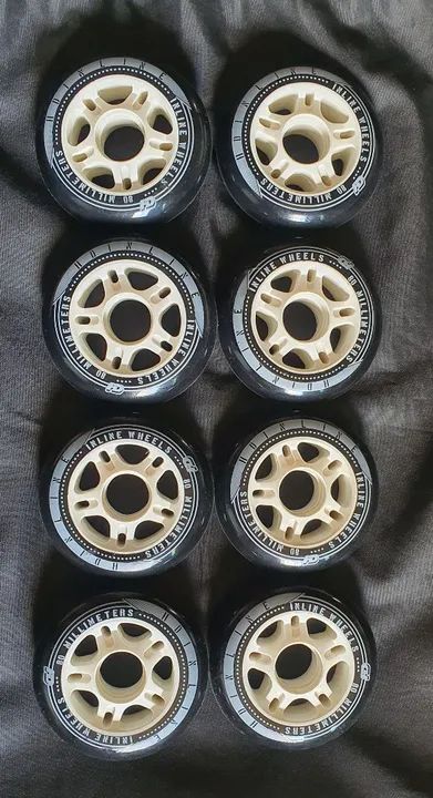 8 Rodas Novas HD INLINE 80mm para Patins - Foto 2