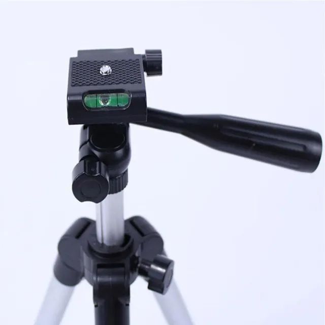 Tripé De Alumínio Profissional c/ Nível e Suporte para Celular Smartphones Webcam Câmeras - Foto 5
