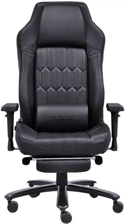 Cadeira Gamer Mad Racer V16 preta em couro legítimo edição limitada numerada - seminova