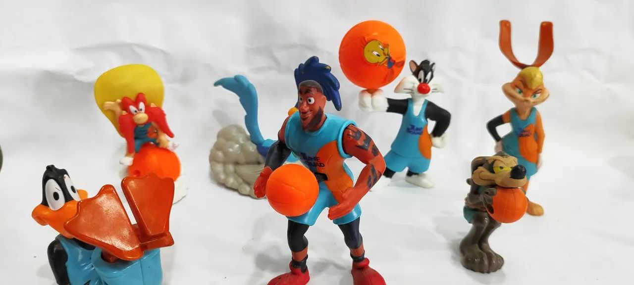 Bonecos Space Jam - Looney Tunes Coleção MC Donald's Usado 