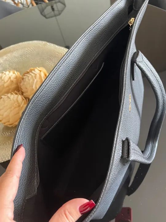 Bolsa couro Mr Cat preta  - Foto 2