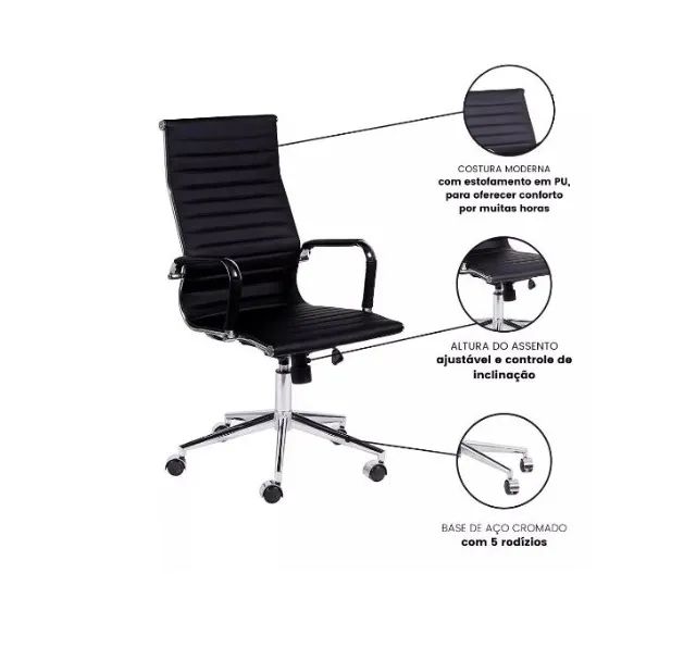 Cadeira Presidente Charles Eames - Esteirinha - Foto 5