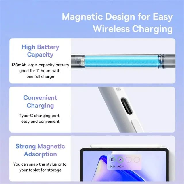 Caneta Baseus Stylus para Ipad - Foto 5