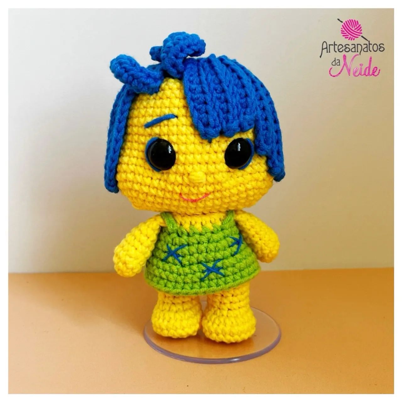 Boneco de crochê (Divertida Mente) - Foto 4