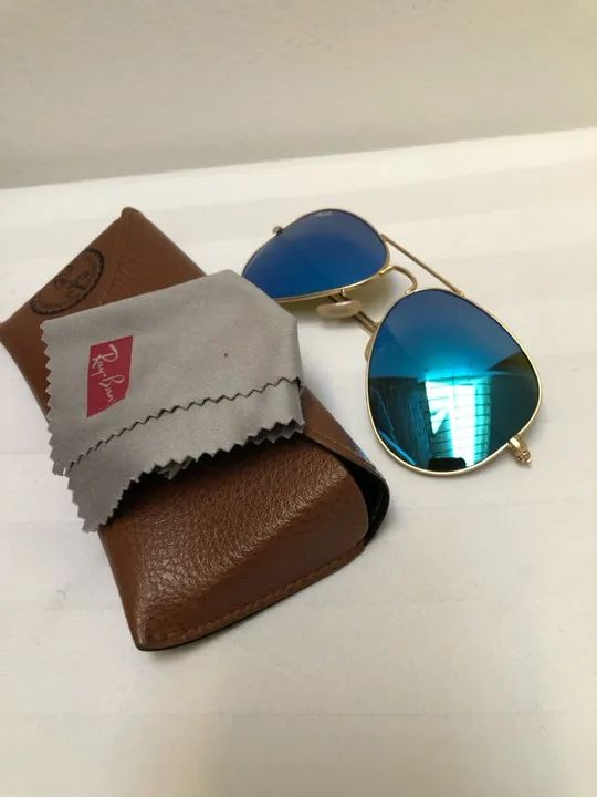 Óculos Ray-Ban azul, original  - Foto 4