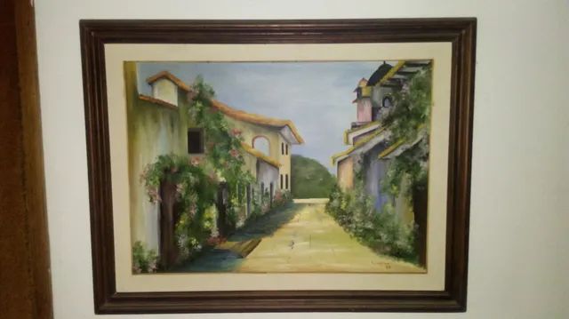 Quadro pintado a mão 