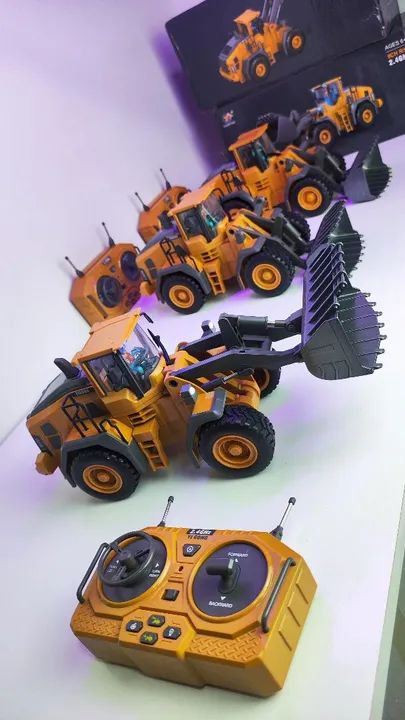 Pá Carregadeira de controle remoto 4x4 