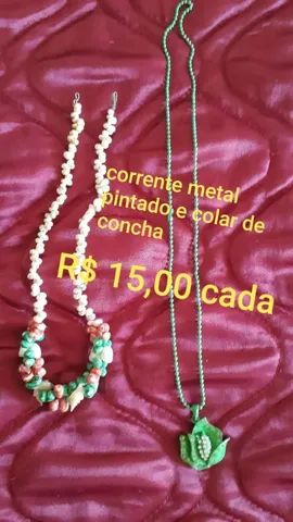 4 colares de biju novos - Foto 2