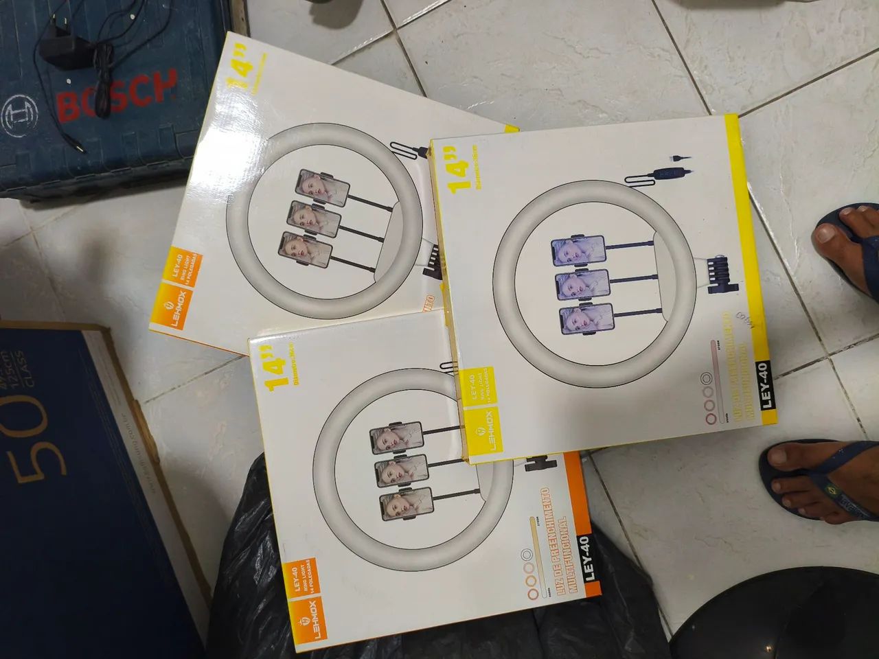 Rig light 12" e 14" polegadas Novas com tripé - Foto 2
