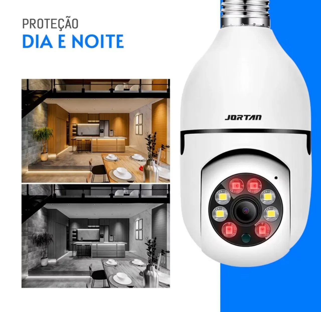 Câmera de Segurança Inteligente Wi-Fi KV-20158 - Foto 3