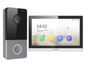 video porteiro com camera e tela instalado