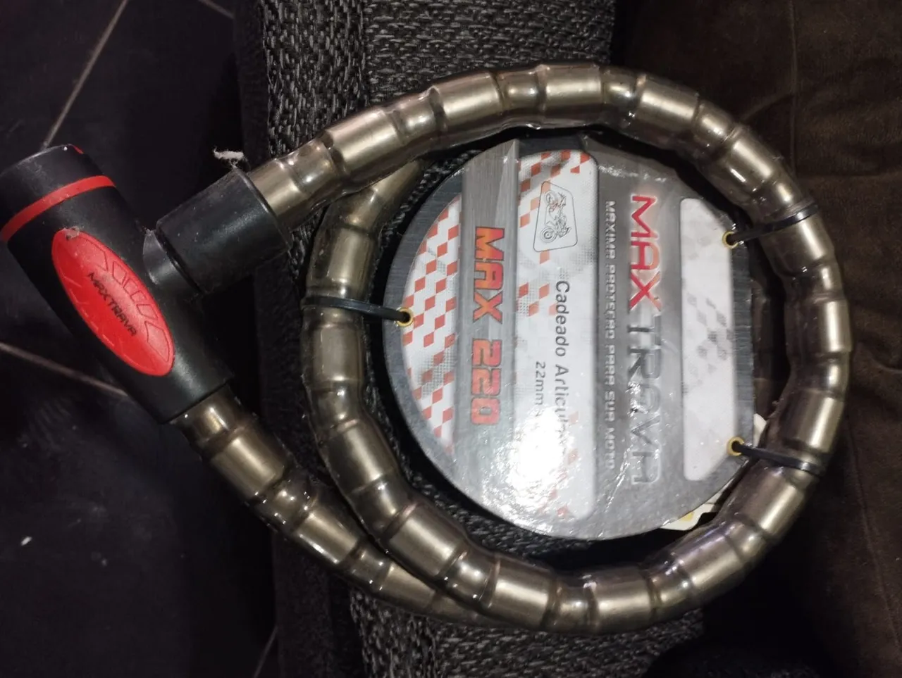 Cadeado Articulado Maxxtrava Max 220 para Moto