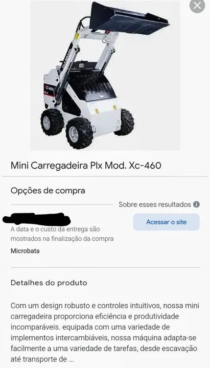 vende-se ou troca-se Mini Carregadeira de 1000kilos - Foto 4