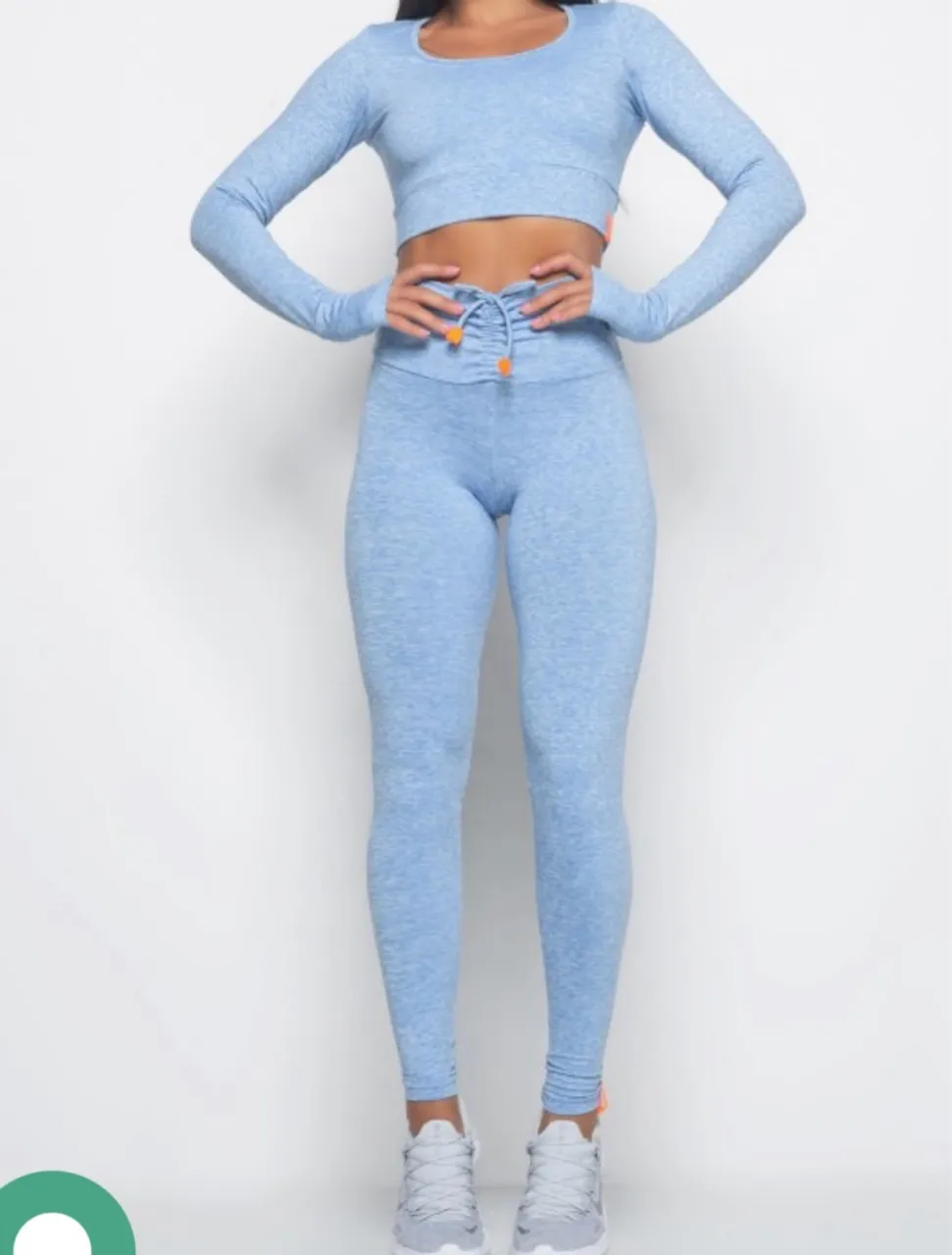 Conjunto legging e top academia - fitness