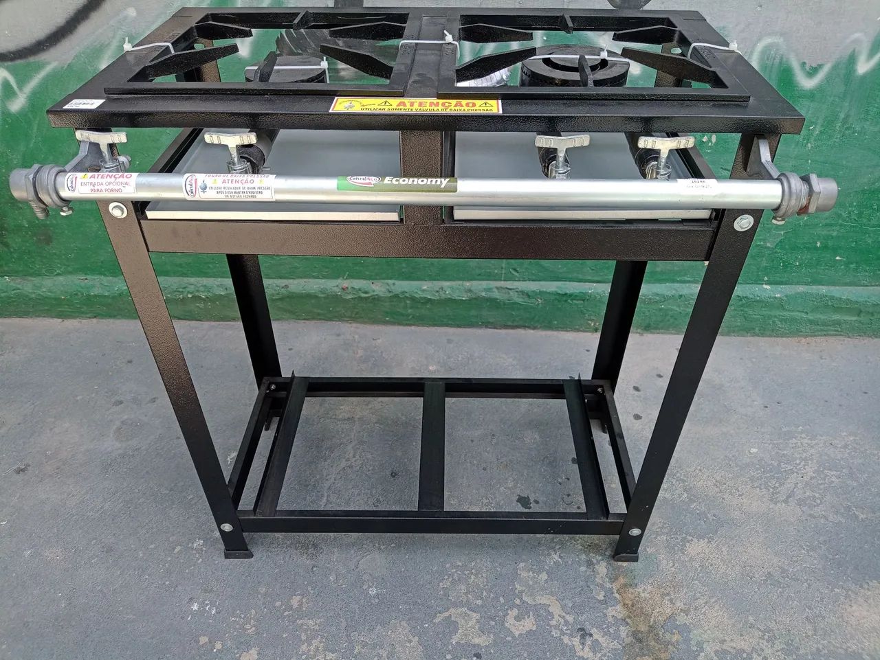 Fogão a Gás 2 Bocas Crista Aço Economy - Foto 2