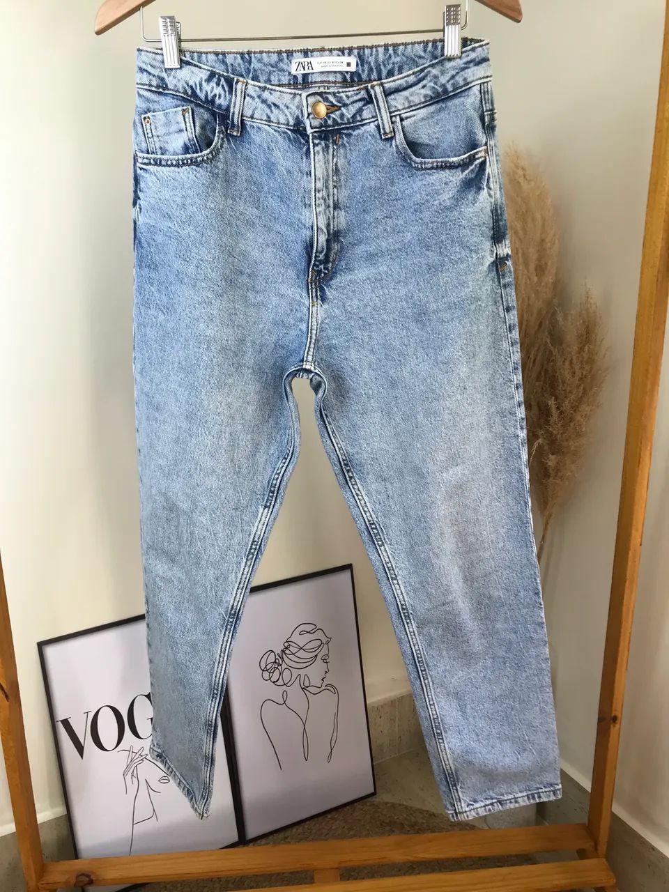 Calça jeans Mom Fit Zara 40