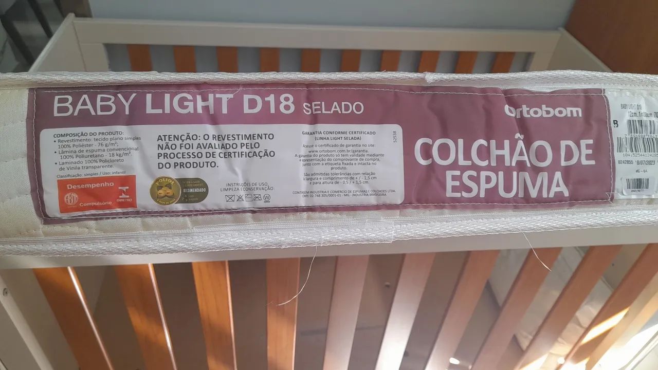 Berço infantil usado pouquíssimas pouquíssimas vezes - Foto 3